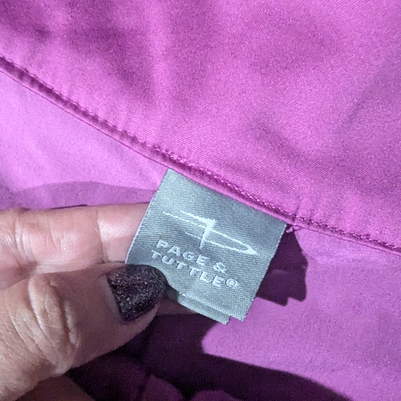 Page & Tuttle Golf Tennis Skort Skirt Size 12 Activewear Athleisure Shorts Pink - Picture 5 of 12